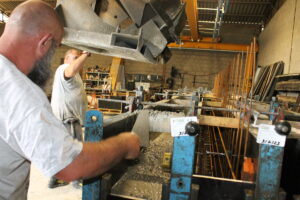 Moulage partiteur en usine