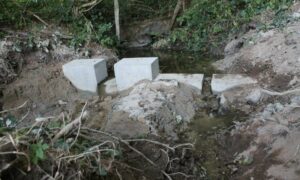 Pose partiteur des eaux